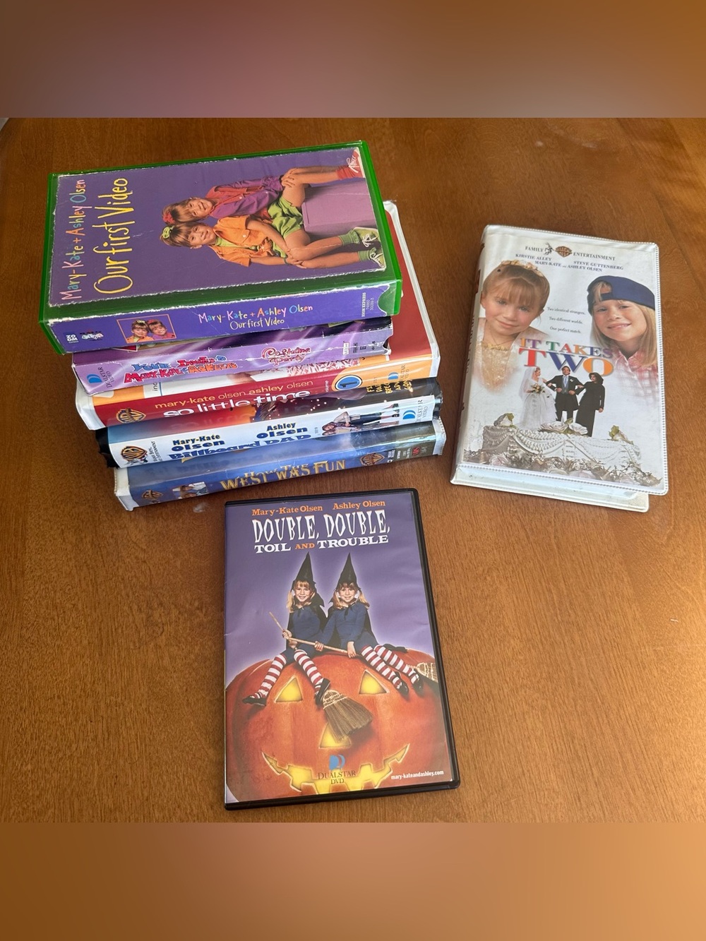 Mary-Kate & Ashley Vintage VHS/DVD Bundle of 7 Movies - 90s 2000’s Y2K Vintage